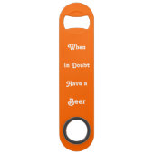 ビール引用文オープナーが疑おもしろいわしい場合 スピード栓抜き (裏面)