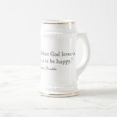 ビール引用文スタイン ビールジョッキ (正面右)