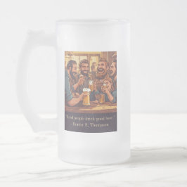 ビール引用文 フロストグラスビールジョッキ