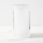 ビール引用文 フロストグラスビールジョッキ (中央)