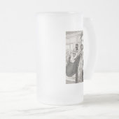 ビール引用文 フロストグラスビールジョッキ (正面右)