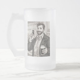 ビール引用文 フロストグラスビールジョッキ