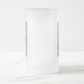 ビール引用文 フロストグラスビールジョッキ (中央)