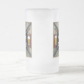 ビール引用文 フロストグラスビールジョッキ (中央)