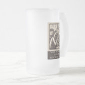 ビール引用文 フロストグラスビールジョッキ (正面右)