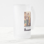 ビール引用文 フロストグラスビールジョッキ (正面右)