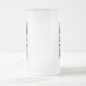 ビール引用文 フロストグラスビールジョッキ (中央)