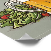 ビール引用文 ポスター (角)