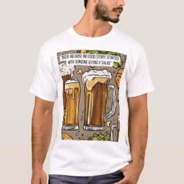 ビール引用文 Tシャツ