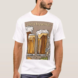 ビール引用文 Tシャツ