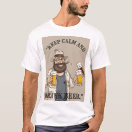 ビール引用文 Tシャツ