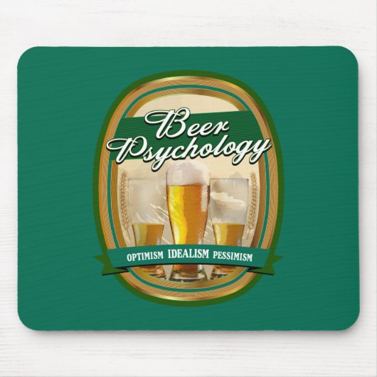 ビール心理学マウスパッド マウスパッド (正面)