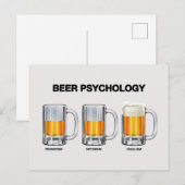 ビール心理学 ポストカード (正面/裏面)