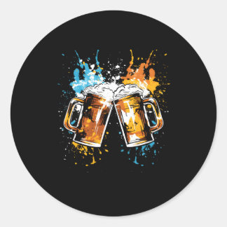 ビール応援アルコール飲料Py Graffitiを飲む ラウンドシール
