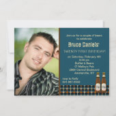 ビール応援フォト招待状 招待状 (正面)