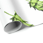 ビール恋人のためのインクのようなホツプのイラストレーション! ラッピングペーパー (ロールコーナー)