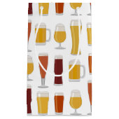 ビール恋人のプリント スモールペーパーバッグ (正面)