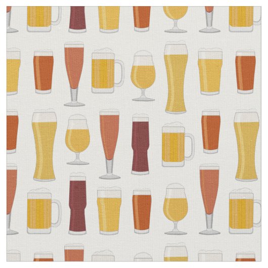ビール恋人のプリント ファブリック (クローズアップ)