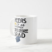 ビール恋人の卒業のコーヒー・マグの修士号 コーヒーマグカップ (正面左)