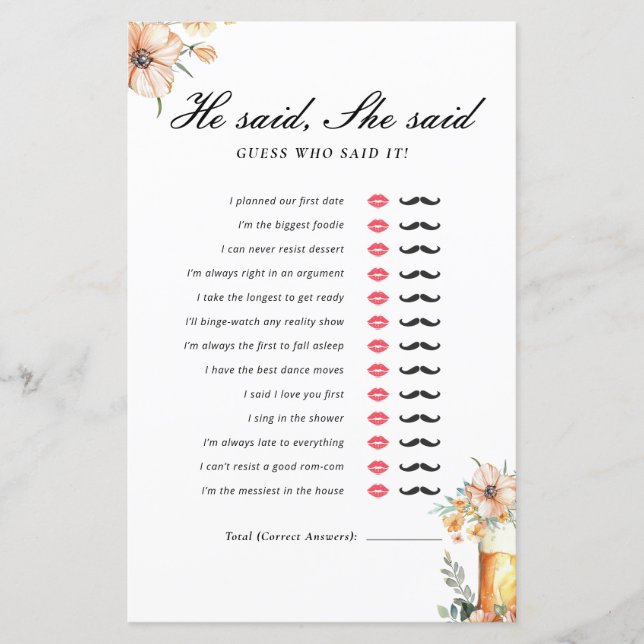 ビール愛が醸造されている彼は彼女はブライダルゲームを言った (正面)