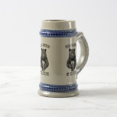 ビール愛好家こんにちは暗やみ私の旧友 ビールジョッキ (正面右)