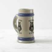 ビール愛好家こんにちは暗やみ私の旧友 ビールジョッキ (正面左)