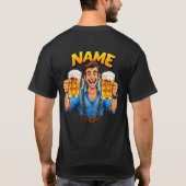 ビール愛好家のための一品です Tシャツ (裏面)