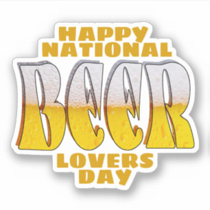 ビール愛好家の日 シール