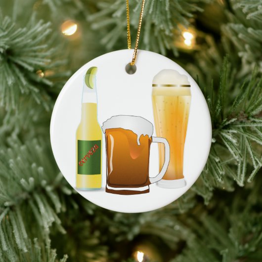 ビール愛好家の日 セラミックオーナメント (ツリー)