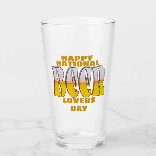 ビール愛好家の日 タンブラーグラス (正面)