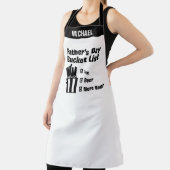 ビール愛好家の父の日ギフトパパバケットリストおもしろい エプロン (インサイチュ)