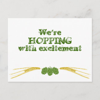 ビール愛好家のRSVPポストカード インビテーションポストカード