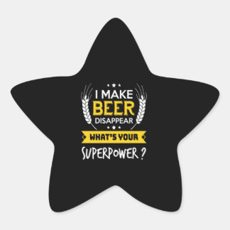 ビール愛好家 |スーパーポーとは何かをビールから消す 星シール
