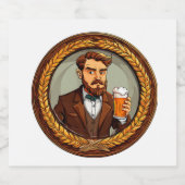 ビール愛好家 ビールラベル (シングルラベル)