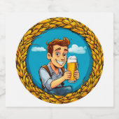 ビール愛好家 ビールラベル (シングルラベル)