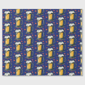 ビール愛好家 ラッピングペーパー (フラット)