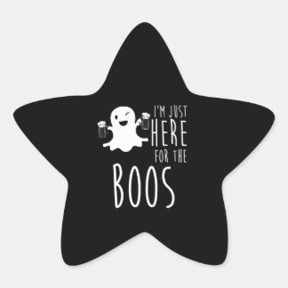 ビール愛好家 |私はBoosのためにここにいる 星シール