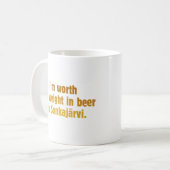 ビール愛妻マグカップ コーヒーマグカップ (正面左)