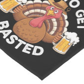 ビール感謝祭おもしろいのトルコ ショートテーブルランナー (コーナー)