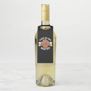 ビール感謝祭おもしろいのトルコ ボトルネックタグ