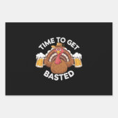 ビール感謝祭おもしろいのトルコ ラッピングペーパーシート (正面)