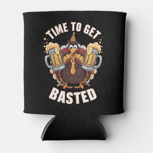 ビール感謝祭おもしろいのトルコ 缶クーラー (正面)