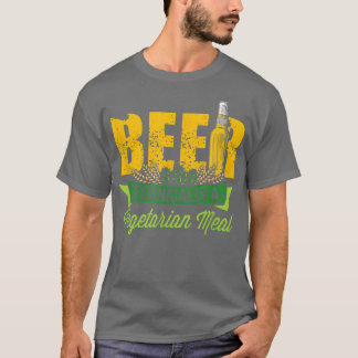 ビール技術的にはベジタリアンの食事 Tシャツ
