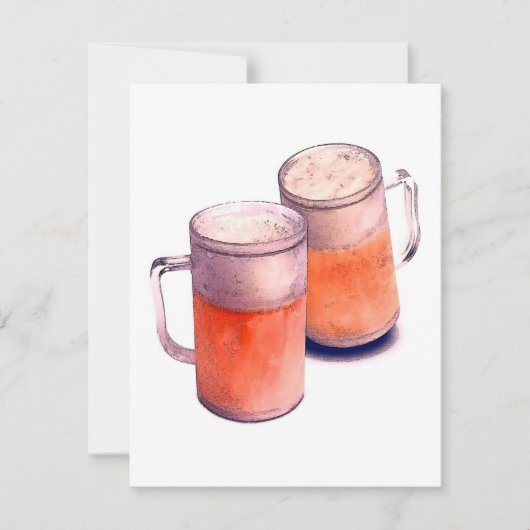 ビール招待状 - ビール招待 招待状 (正面)