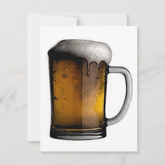 ビール招待状 招待状 (正面)