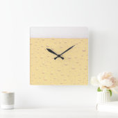 ビール掛け時計 スクエア壁時計 (ホーム)