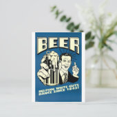 ビール救済の白人が踊る ポストカード (スタンド正面)