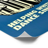 ビール救済- 1842年から白人男性が踊る ポスター (角)