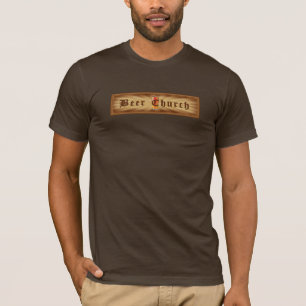 ビール教会人のティー Tシャツ