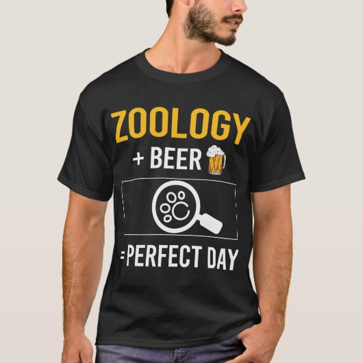 ビール日動物学動物学者 Tシャツ (正面)